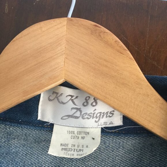 KK 88 DSIGNS EMBELLISHED DENIM JACKET - Picture 5 of 5